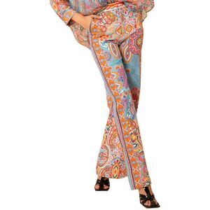 Hale Bob Womens Michelle Pant, Blue